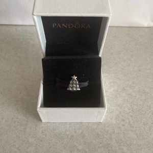 Pandora Christmas Tree Charm with CZ